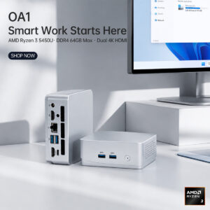 TOPC PA1 AMD Ryzen™ 3 PRO 5450U Mini PC