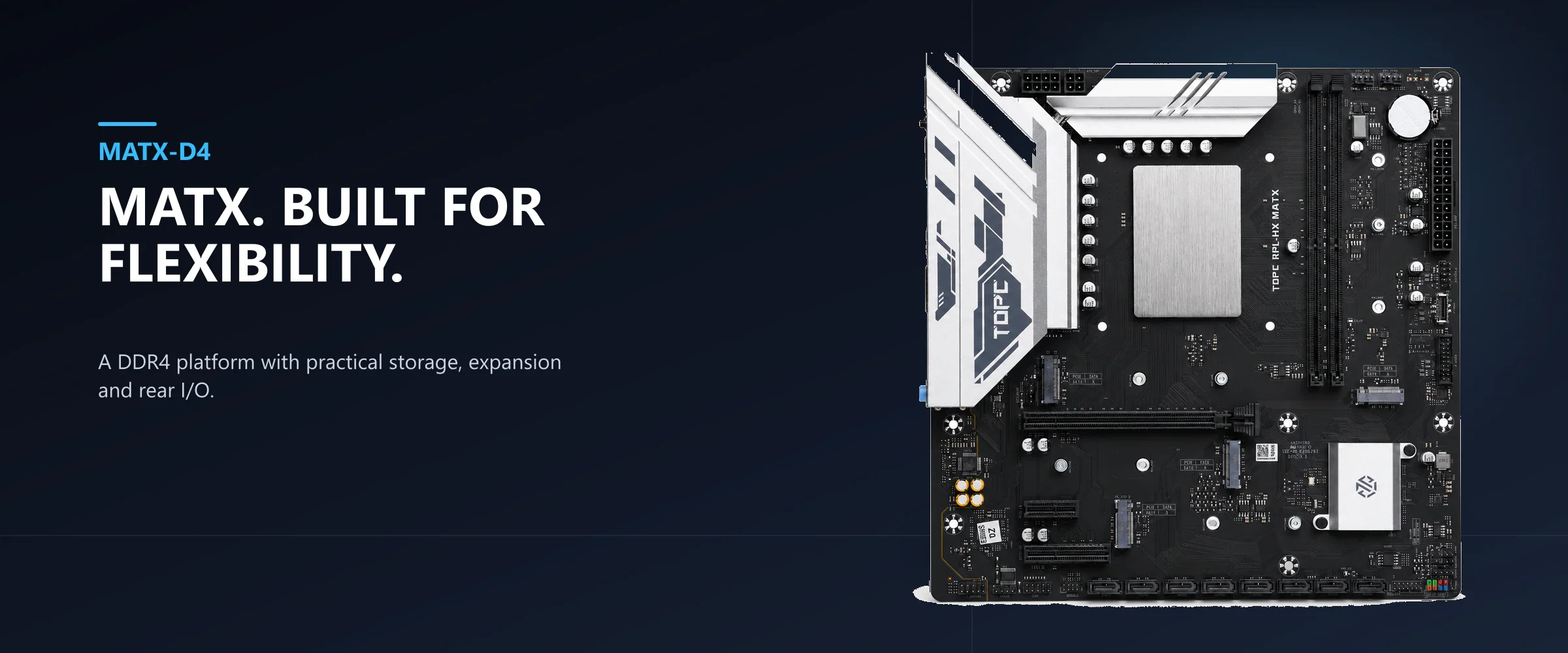 0802 MATX-D4 Motherboard Description hero