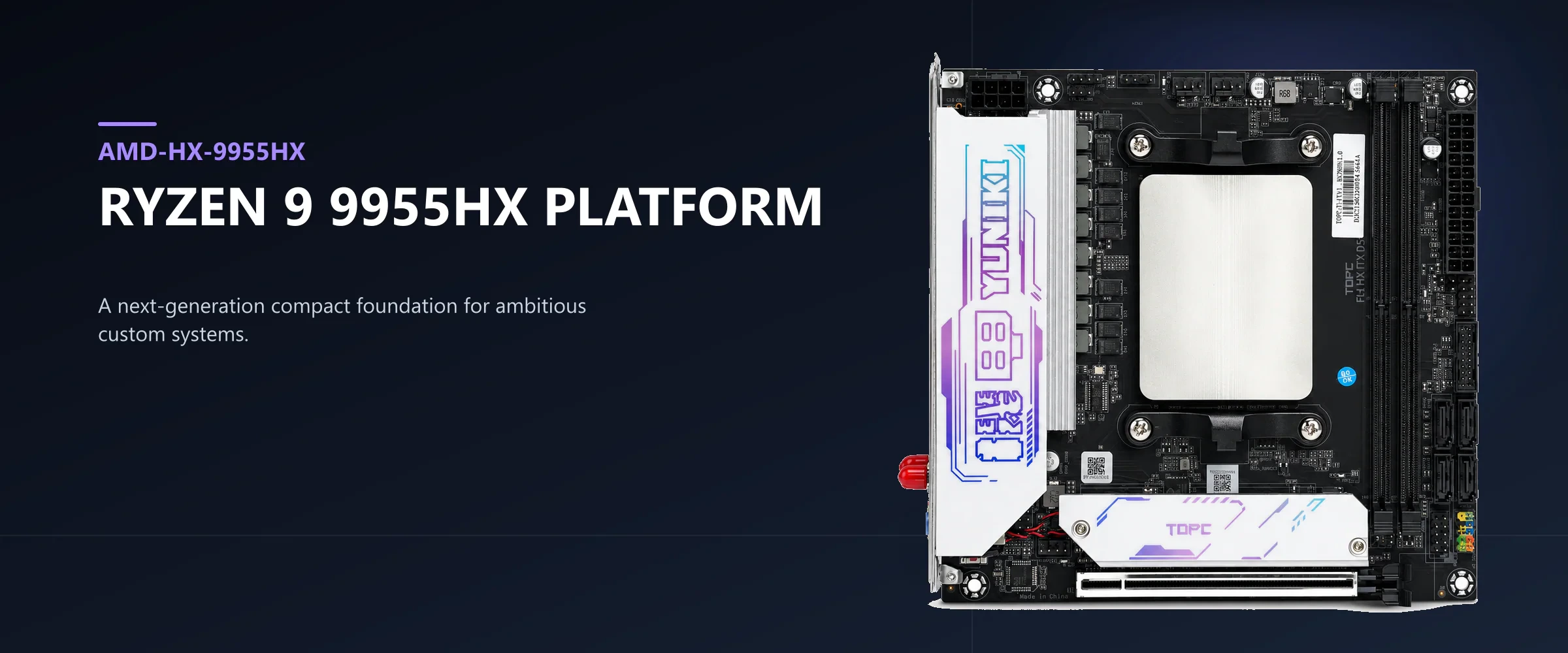 0802 AMD-HX 9955HX Motherboard Description hero